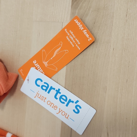 NWT Carter's baby Sz 6M onesie pumpkin Halloween outfit - Picture 3 of 5